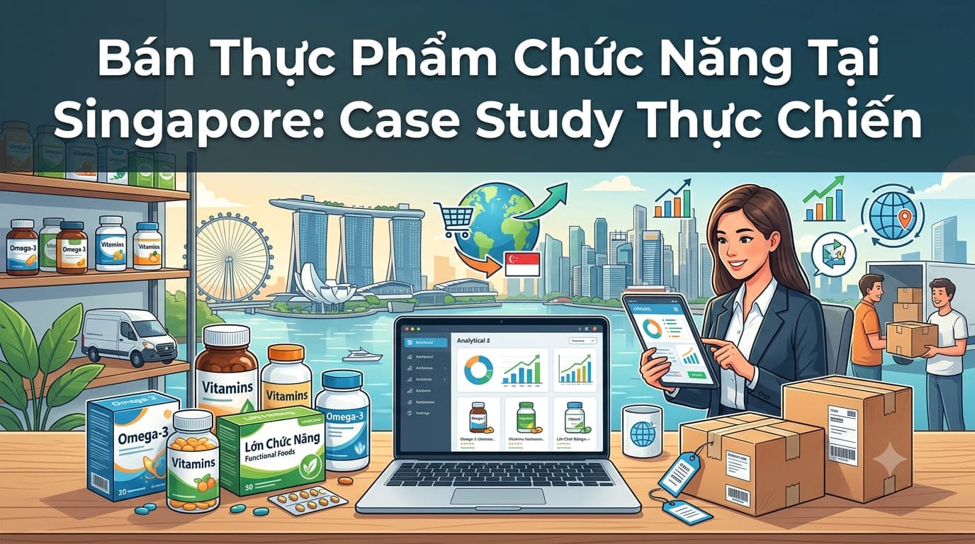 Bán Thực Phẩm Chức Năng Tại Singapore: Case Study Thực Chiến