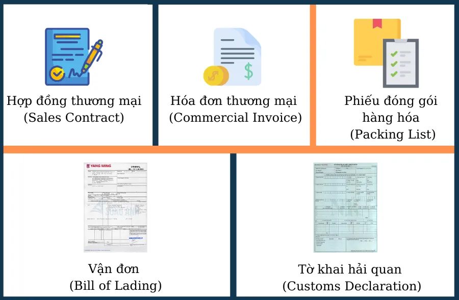 Các loại giấy tờ xuất nhập khẩu hàng hóa cần thiết